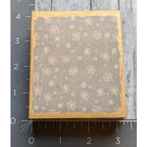 Hero Arts Tiny Flower Background Block H2136 Rubber Stamp Wood #H40